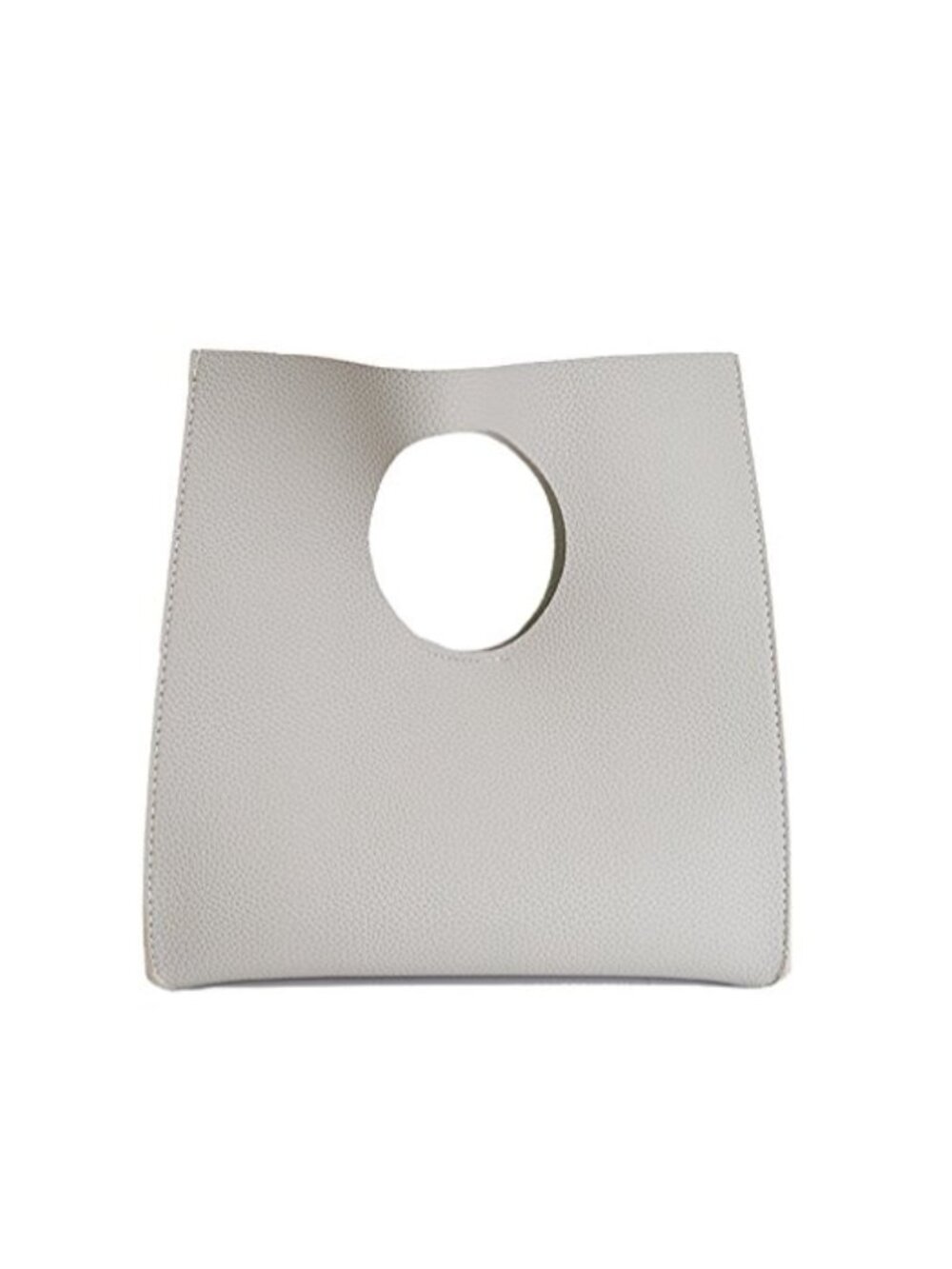 Soft PU Leather Clutch Small Tote Handbag with Magnet Snap